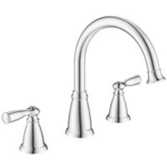 Picture of Banbury Tub-Faucet 2-Faucet Handle Stainless-Steel Chrome