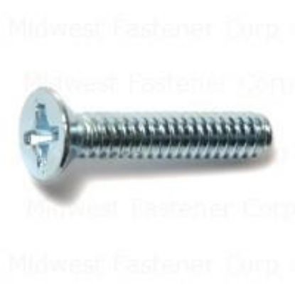Picture of Machine-Screw With-Nuts Zinc-Plated #6-32 x 3/4"