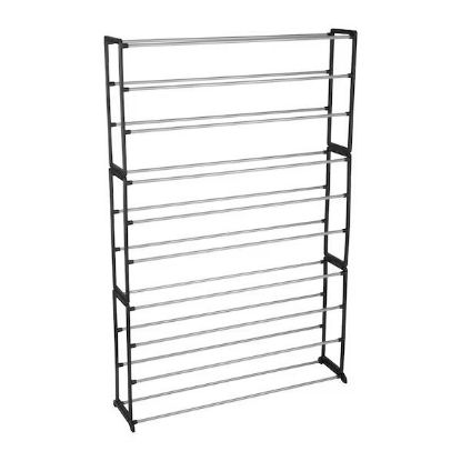Picture of 50 Pair Shoe Rack- 10 Tiers- Black