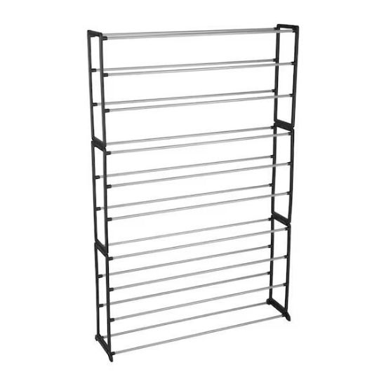 Picture of 50 Pair Shoe Rack- 10 Tiers- Black