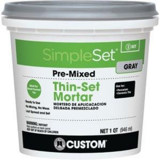 Picture of Pre-Mixed Thinset-mortar Gray-color