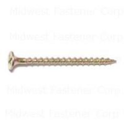 Picture of Deck-Screw Yellow-Zinc-Plated Coarse #6 x 2"