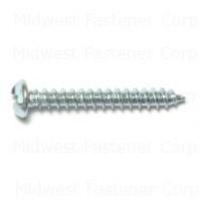 Picture of Sheetmetal-Screw Zinc-Plated Round-Head One-Way #10 x 1-1/2"