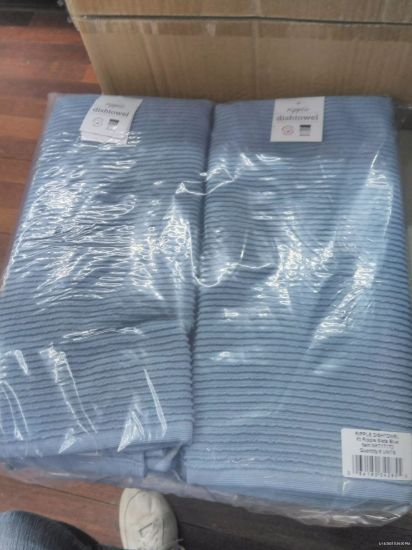 Picture of Ripple Dishtowel- Slate Blue