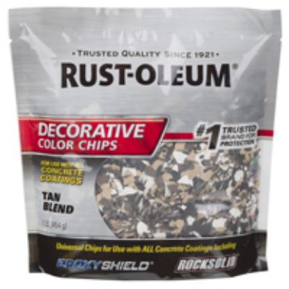 Picture of EPOXYSHIELD Decorative Color Chips Tan Blend Bag