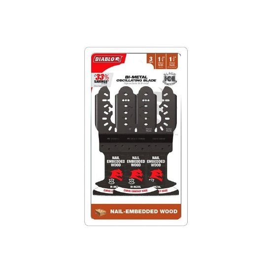 Picture of Diablo Demo Demon Oscillating Blade, 1-3/4 In D Cutting, Bi-metal