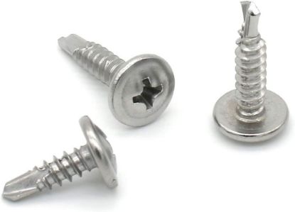 Picture of Sheetmetal-Screw Wafer-Head #8 x 1-5/8" 1-Pound