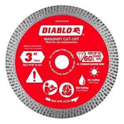Picture of Circular-saw Blade Diamon Continuous-rim Stone Tile 3" X 3/8"