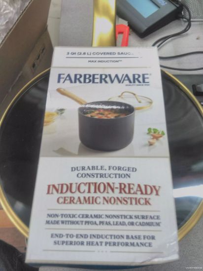 Picture of Forged Induction 3 Qt Covered Saucepan Black
