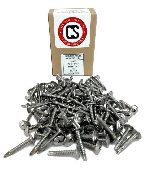 Picture of Sheetmetal-Screw Wafer-Head 8 X 1" 100/BX