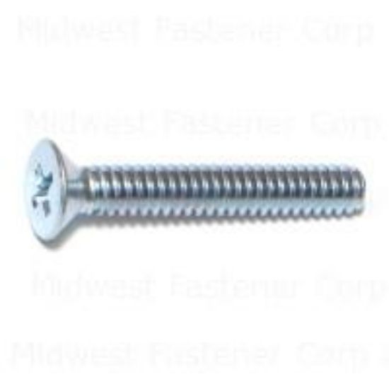 Picture of Machine-Screw With-Nuts Zinc-Plated #10-24 x 1-1/4"