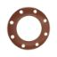 Picture of Companion-flange Gasket Sbr Red 6"