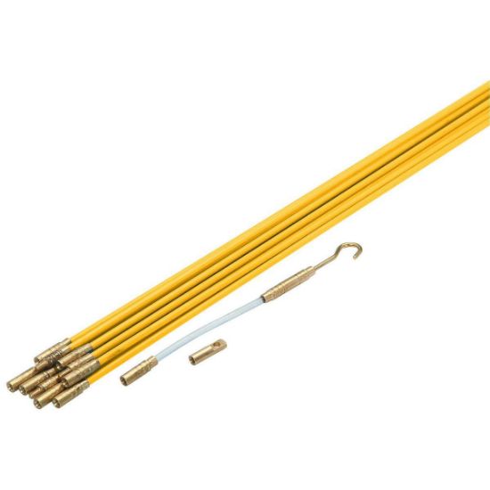 Picture of Fish-wire Pole Kit Fiberglass Yellow 3/16" X 11'