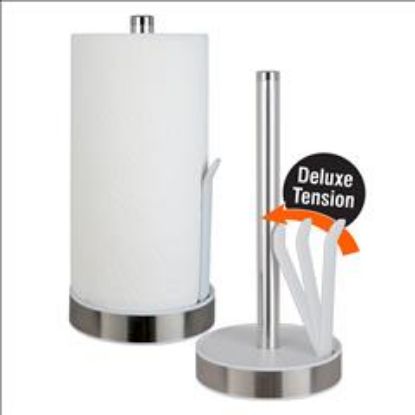 Picture of Delux SS. Paper-Towel Towel-Holder With Extreme Tension Grip - White