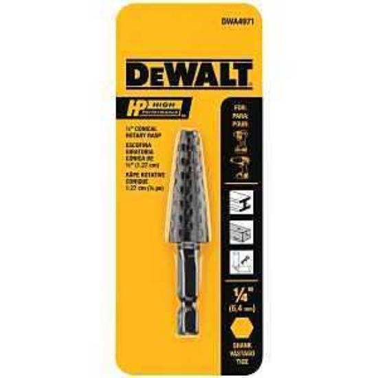 Picture of Rotary-file Steel Conical-radius 1/2" 1/4"-shank