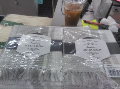 Picture of Soft Waffle Dishtowel Dove Gray