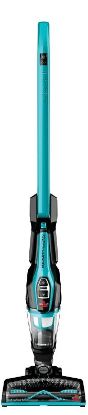Picture of Bissell Adapt 2286 2-in-1 Vacuum, 14.4 V Battery, Lithium-ion Battery, Black/titanium/teal