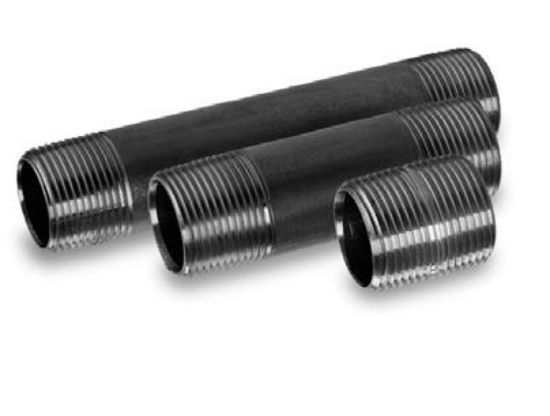 Picture of Black-Steel Pipe-Nipple Set Schedule 40 Close>6" 11 Pieces 1/2"