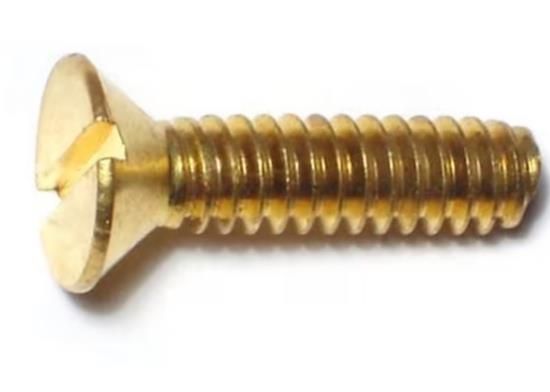 Picture of Machine-Screw With-Nuts Brass #10-24 x 1-3/4"