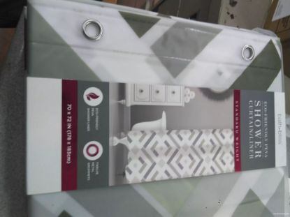 Picture of Shower Curtain Peva Herringbone 20x72"