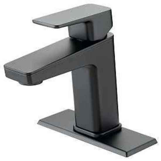 Picture of Lavatory-faucet 1-or-3-hole Matte-black