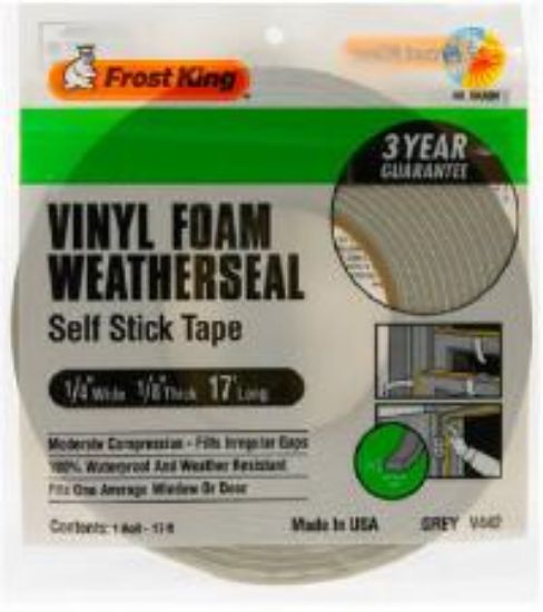 Picture of Weather-seal Foam-tape Gray 1/4" X 1/8" X 17'
