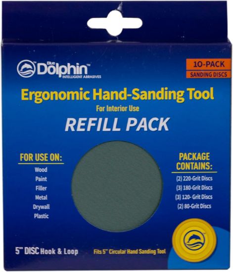 Picture of Ergonomic Handing Sanding Tool For Interior Refill Use Pack 5"disc Hook & Loop